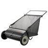 VEVOR Push Lawn Sweeper, 26 Inch Leaf & Grass Collector, Strong Rubber Wheels & Heavy Duty Thickened Steel Durable to Use with Large Capacity 7 ft¬≥ M