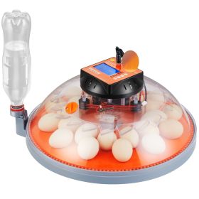 VEVOR Egg Incubator, Incubators for Hatching Eggs, Automatic Egg Turner with Temperature and Humidity Control, 24 Eggs Poultry Hatcher with ABS Transp