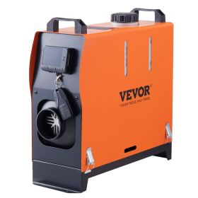 VEVOR Diesel Air Heater, 12V 5KW All-on-one Diesel Heater with Remote Control and LCD, 5L Fuel Tank Portable Diesel Parking Heater, Rapid Heating for