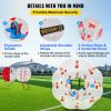 VEVOR Inflatable Bumper Ball 5 FT / 1.5M Diameter, Bubble Soccer Ball, Blow It Up in 5 Min, Inflatable Zorb Ball for Adults or Children (5 FT, Red Dot