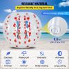 VEVOR Inflatable Bumper Ball 4 FT / 1.2M Diameter, Bubble Soccer Ball, Blow It Up in 5 Min, Inflatable Zorb Ball for Adults or Children (4 FT, Red Dot