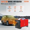 VEVOR Diesel Air Heater, 5KW 12V Parking Heater, Mini Truck Heater, Single Outlet Hole, with Black LCD, Remote Control, Fast Heating Diesel Heater, Fo