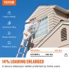 VEVOR Telescoping Ladder Aluminum Extension Step 12.5 ft Multi-purpose Portable