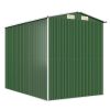 Garden Shed Green 75.6"x107.9"x87.8" Galvanized Steel