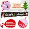 1pc, Festive Large Merry Christmas Banner - Huge Santa Claus Sign for Holiday Party Supplies and Home Decor - Perfect for Outdoor, Indoor, Yard, Garde