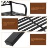 50" Iron&PVC Outdoor Courtyard Decoration Park Leisure Bench