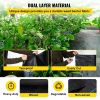 VEVOR Weed Barrier, 5.8oz Landscape Fabric, 4ft x 300ft Cover Mat Heavy Duty Woven Grass Control Geotextile for Garden, Patio, Black