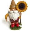 Resin Figurines, Outdoor Spring Decoration, Garden Gnome Sculptures & Statues