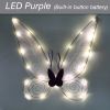 LED Fairy Wings Glowing Sparkle Butterfly Elf Princess Angel Wings Halloween Party Cosplay Costumes Performance Photography Prop