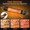 1500W Outdoor Electric Patio Heater with Remote Control